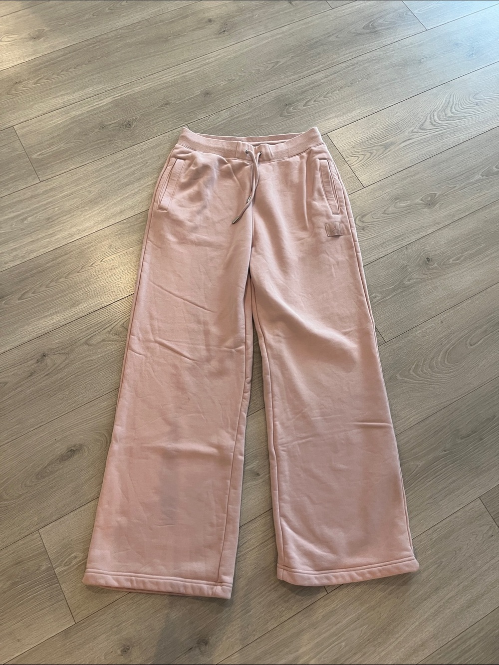 Jordan Wide Leg Sweatpants - Light Pink